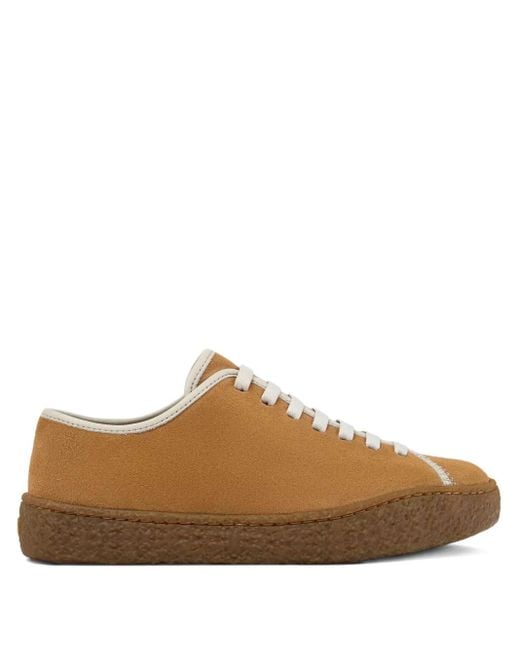 Camper Brown Peu Terreno Suede Sneakers