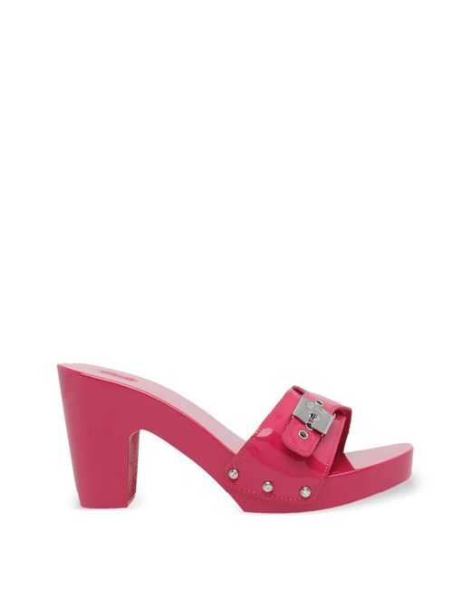 Scholl Pink Pescura Cameron Buckle-Detail Sandals