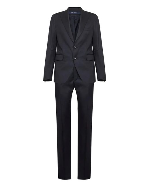 Tagliatore Black Single-Breasted Suit for men