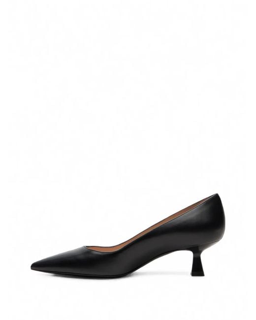Stuart Weitzman Black Stuart Sculpt Pointed-Toe Pumps