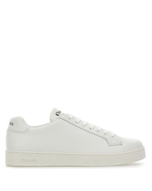 Church's White Leather Sneakers for men