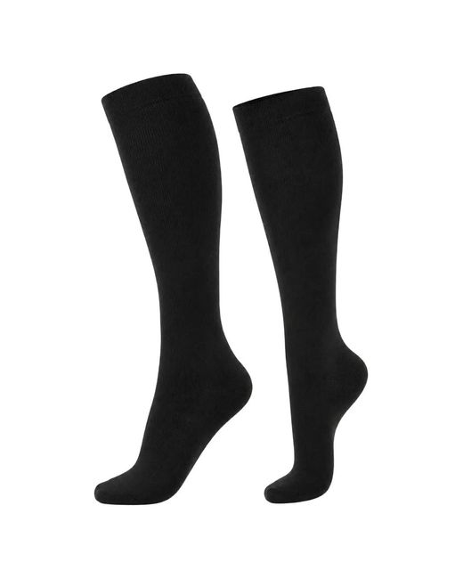 Fogal Black Cocoon Ribbed-Knit Socks