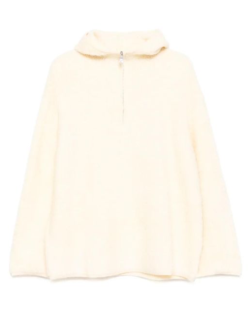 B+ AB Natural Hooded Sweater
