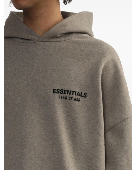 メンズ Fear Of God ロゴ パーカー Gray