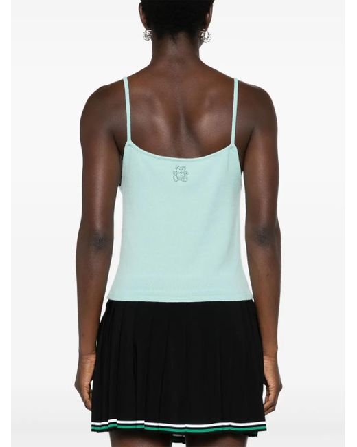 Teddy Cashmere Blue Rapallo Cashmere Tank Top