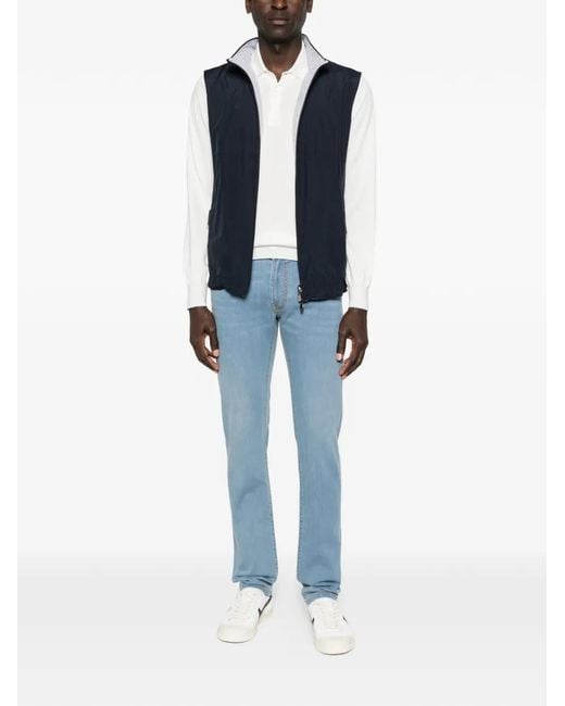 Corneliani Blue Jeans Cotone Elastan for men