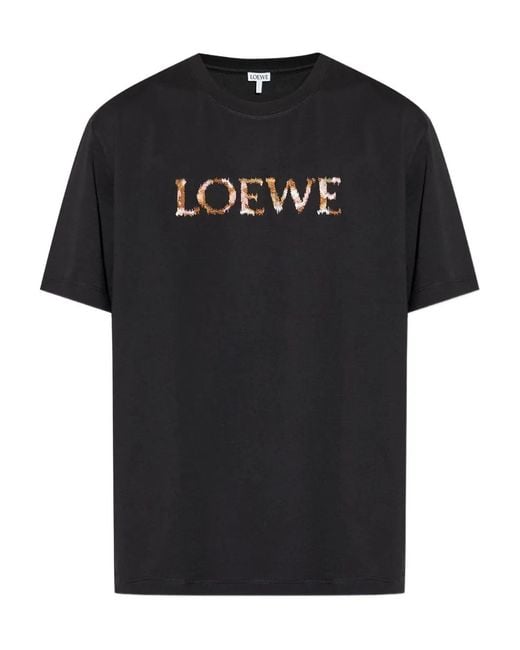 Loewe T-Shirts in het Black voor heren