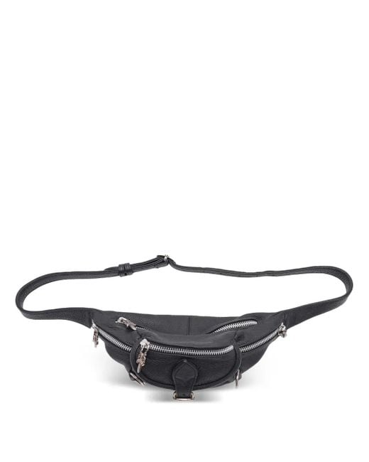 Chrome Hearts Gray Mini Zip Belt Bag for men