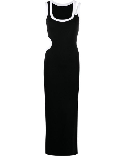 Sir. The Label Evalina Cut-out Maxi Dress in Black | Lyst