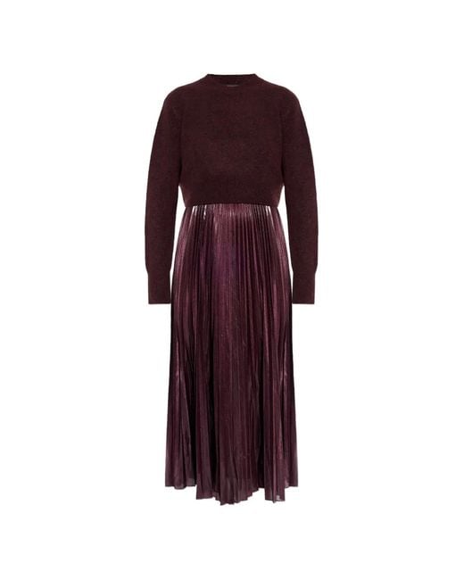 AllSaints Purple Dress 'Spark'