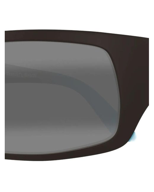Maui Jim Gray Rectangle Sunglasses