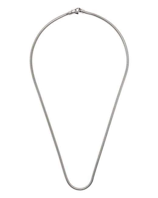 Curb-chain Necklace Tom Wood en coloris Metallic