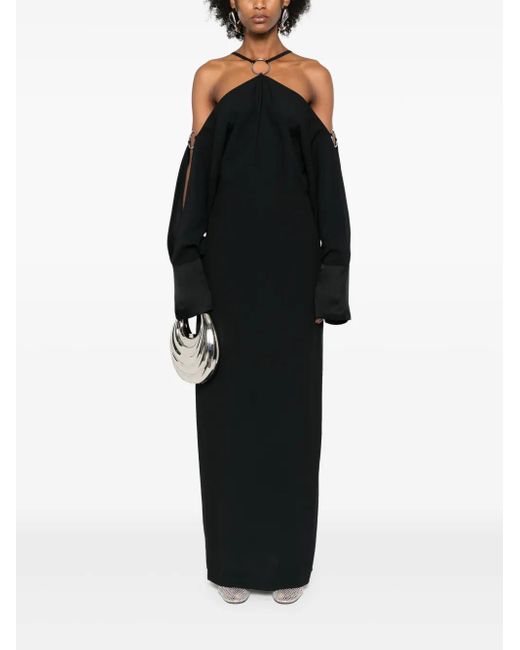 ‎Taller Marmo Black Volturno Maxi Dress