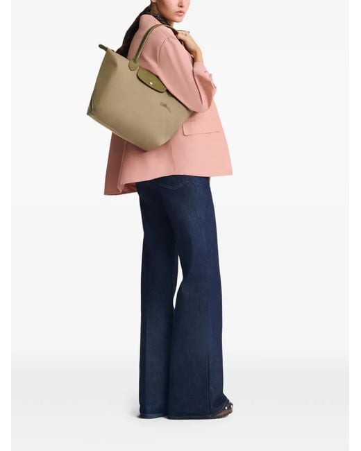 Longchamp Le Pliage Grote Shopper in het Natural