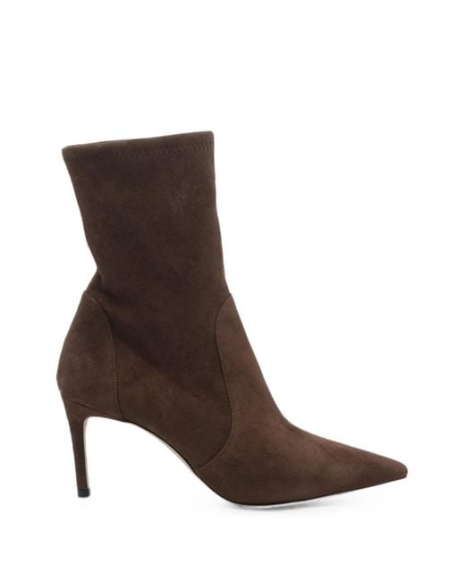 Stuart Weitzman Brown Stuart Ankle Boots
