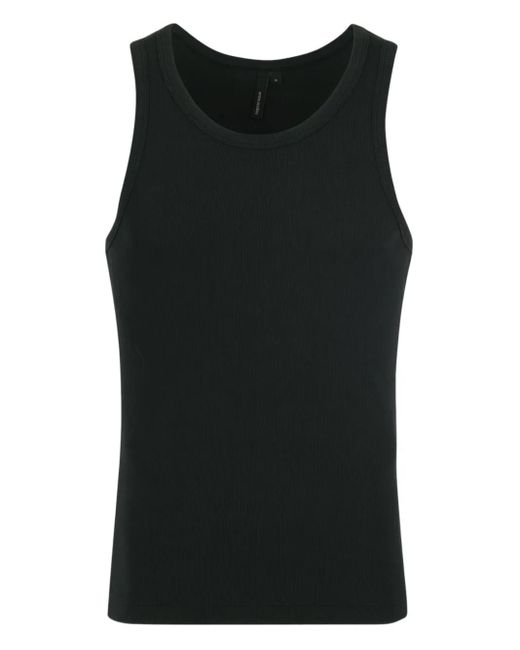 Entire studios Black Ribbed Tank Top