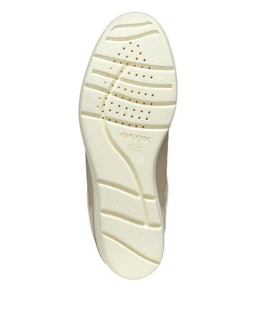 Geox White Ilde Wedge Sneakers