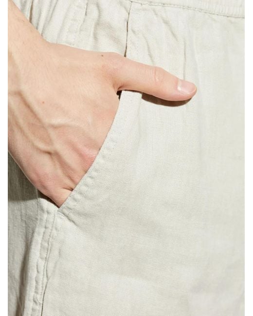 Samsøe & Samsøe Linnen Broek in het White voor heren