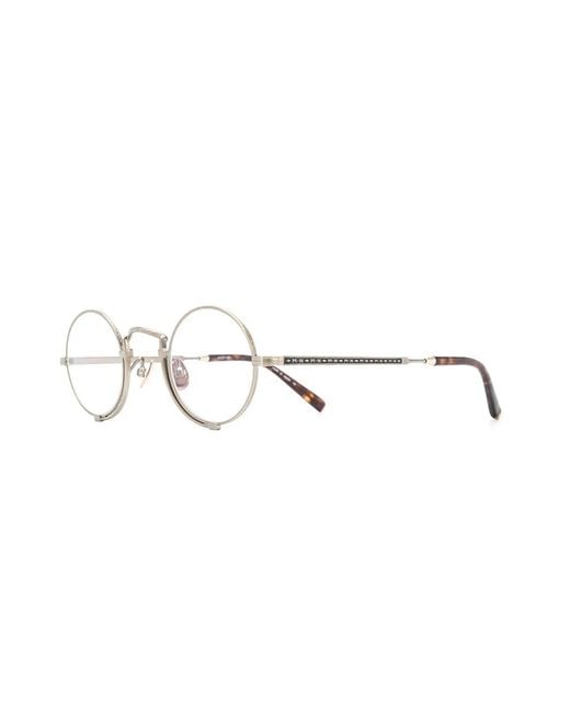 Matsuda Metallic Oval Frame Glasses