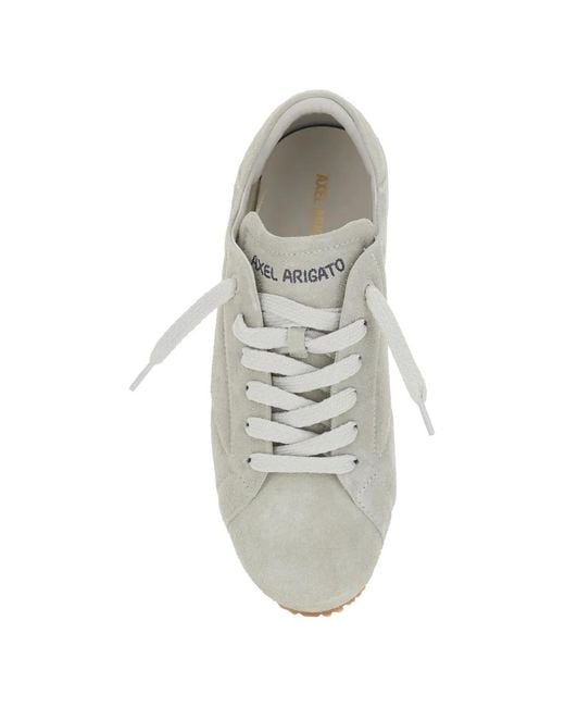 Axel Arigato White Tact Runner Suede Sneakers for men