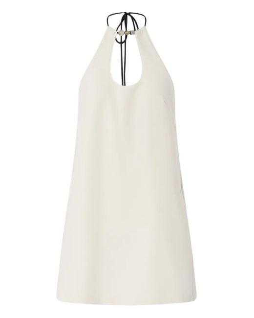 Pinko White Inkognito Mini Dress