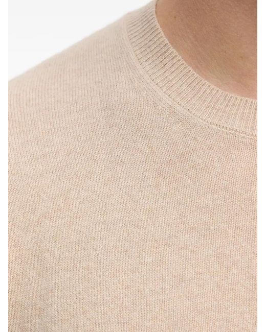 Benetton Natural Crew-Neck Sweater for men