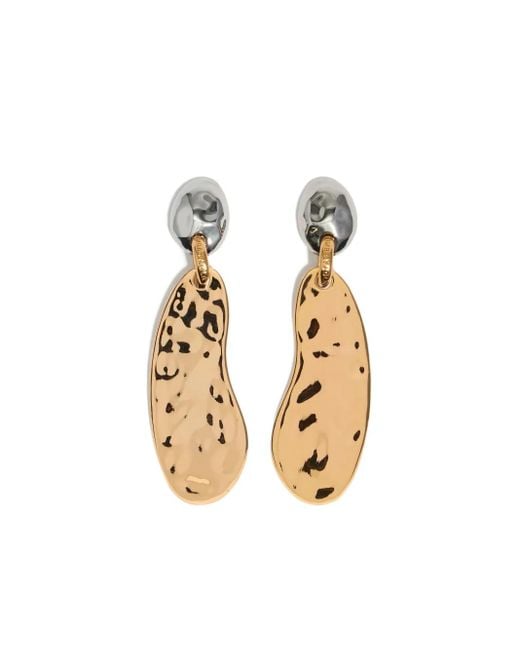 Bimba Y Lola Metallic Strukturierte Ohrringe