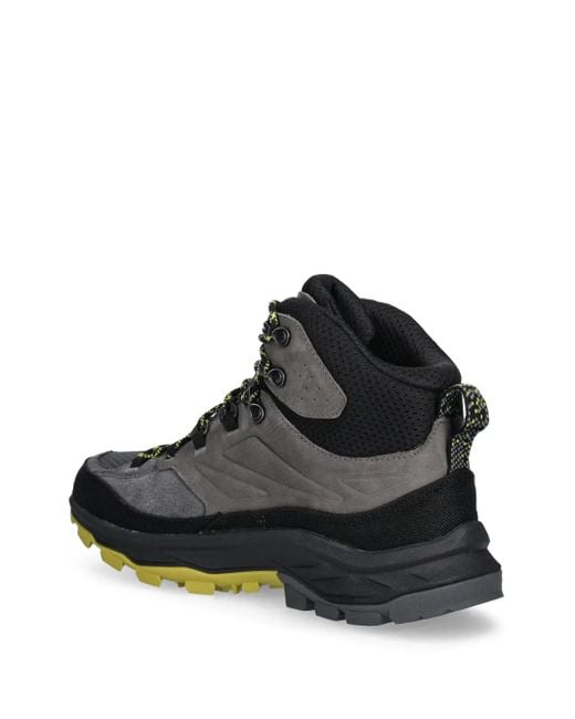 Jack Wolfskin Black Cyrox Lace-Up Fastening Boots for men