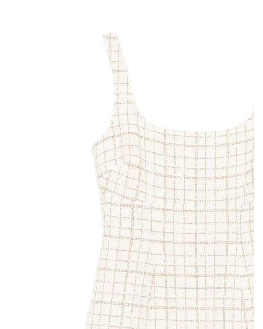 Veronica Beard White Bridgitte Mini Dress