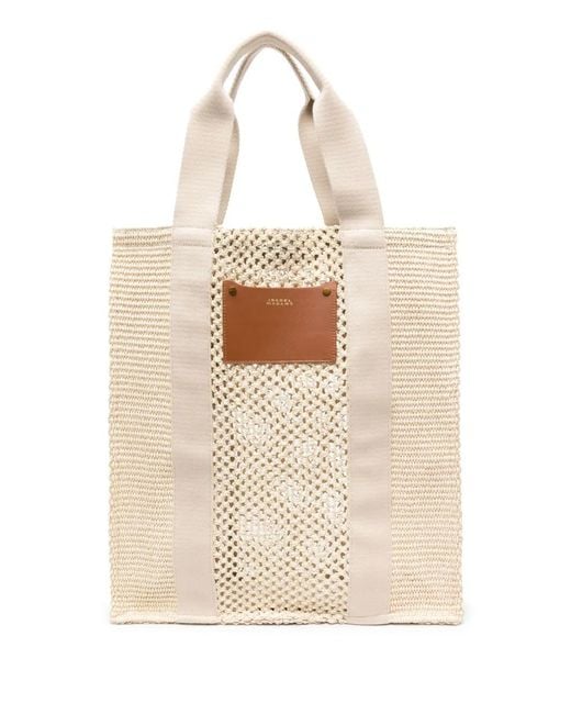 Isabel Marant White Aruba Tote Bag