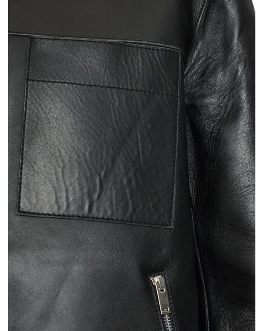 Samsøe & Samsøe Black Sastevie Leather Jacket
