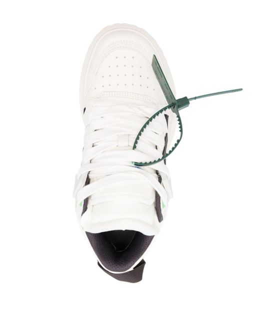 Off-White c/o Virgil Abloh White Sponge Mid-top Sneakers for men