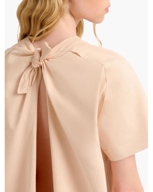 Camiseta de algodón Marni de color Natural