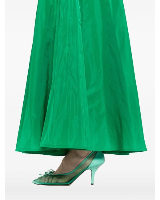 P.A.R.O.S.H. Green Gathered Skirt