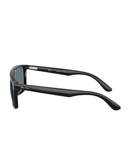 Ray-Ban Gray Square-Frame Sunglasses