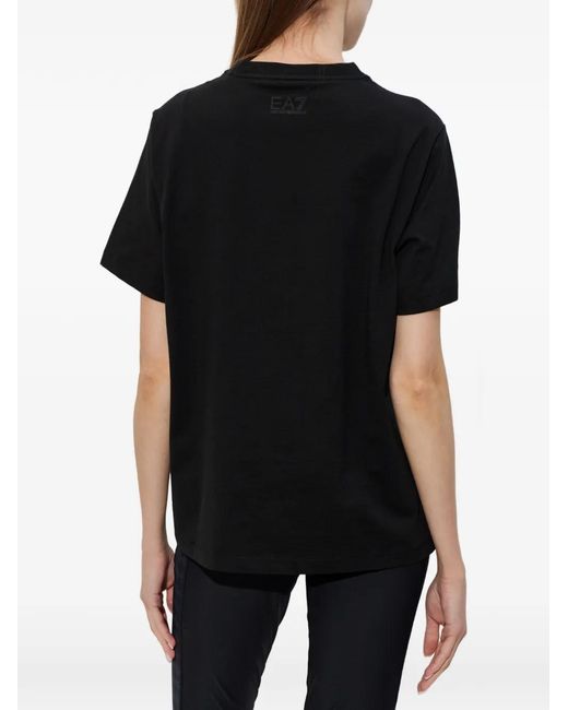 EA7 Black Logo Graphic T-Shirt