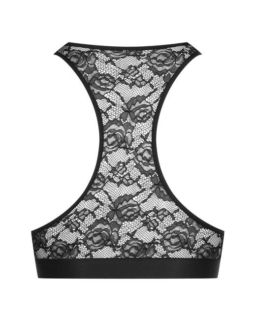 Maison Close Black Flashback Lace Bralette