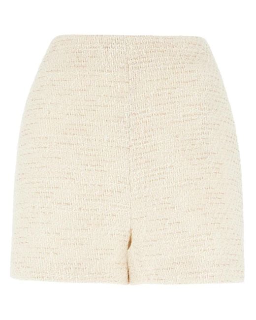Ballantyne Natural Bouclé Shorts