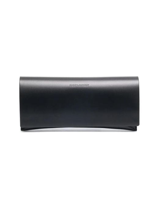 Saint Laurent Black Sl 570 Cat-Eye Sunglasses