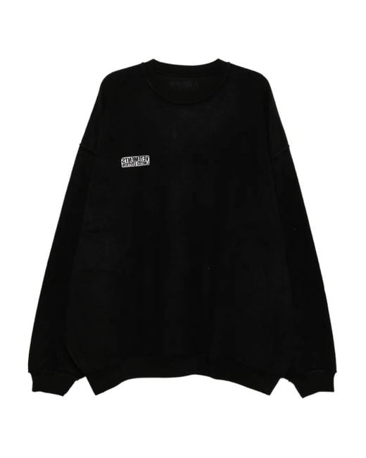 Vetements Black Reversible Sweatshirt for men