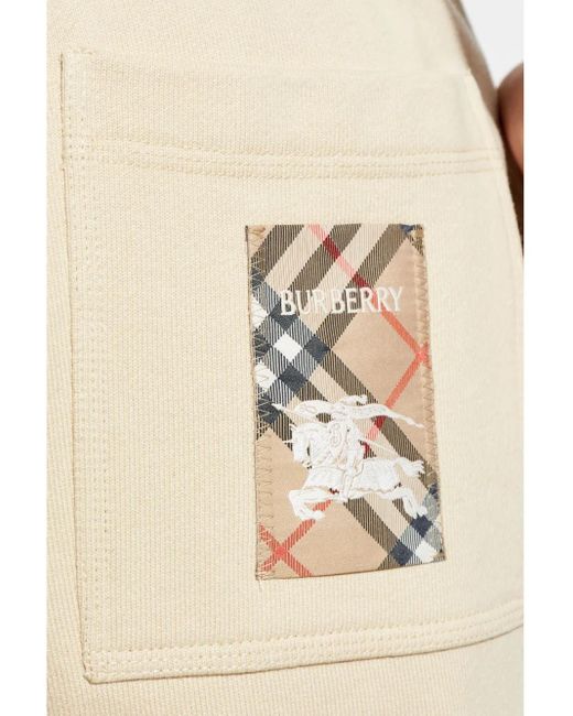 Burberry Natural Sweatpants for men