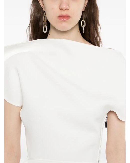 Maticevski White Lover Top