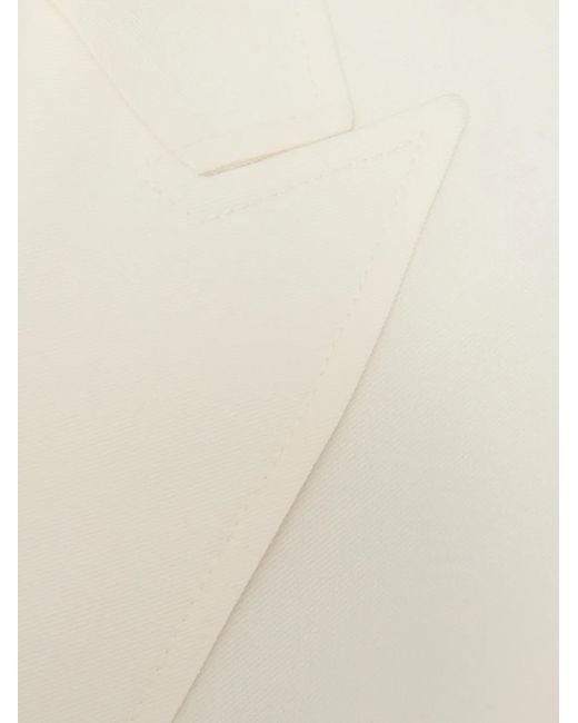 Boss White Buttoned Blazer