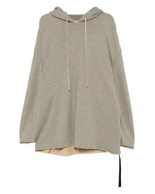 Sudadera con capucha y efecto degradado Rick Owens de hombre de color Gray