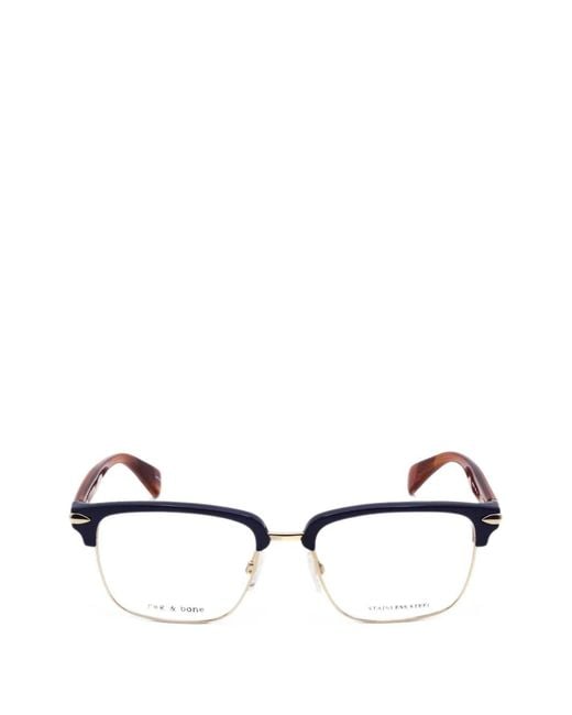 Rag & Bone White Square-Frame Glasses for men