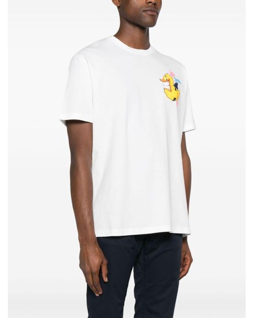 X Crypto Puppets t-shirt en coton Mc2 Saint Barth pour homme en coloris White