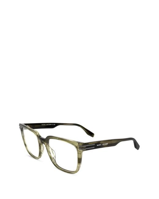 Marc Jacobs White Square-Frame Glasses