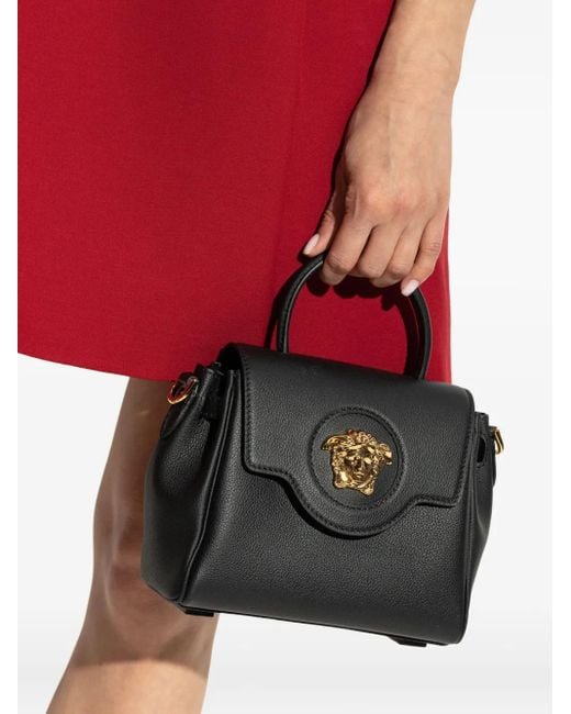 Borsa Con Placca Testa Di Medusa di Versace in Black