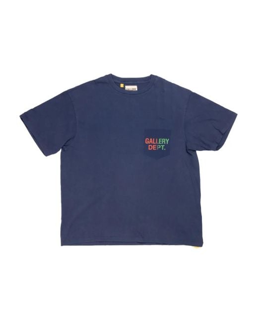 GALLERY DEPT. Blue Logo T-Shirt