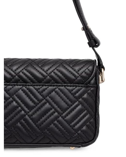 Guess Black Quilted Shoulder Bag
